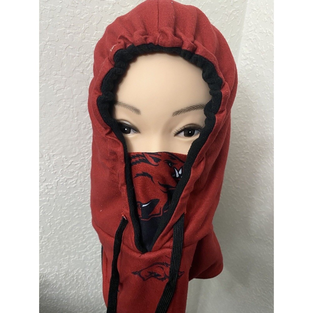 Arkansas  Razorbacks Unisex  Hooded Gaiter